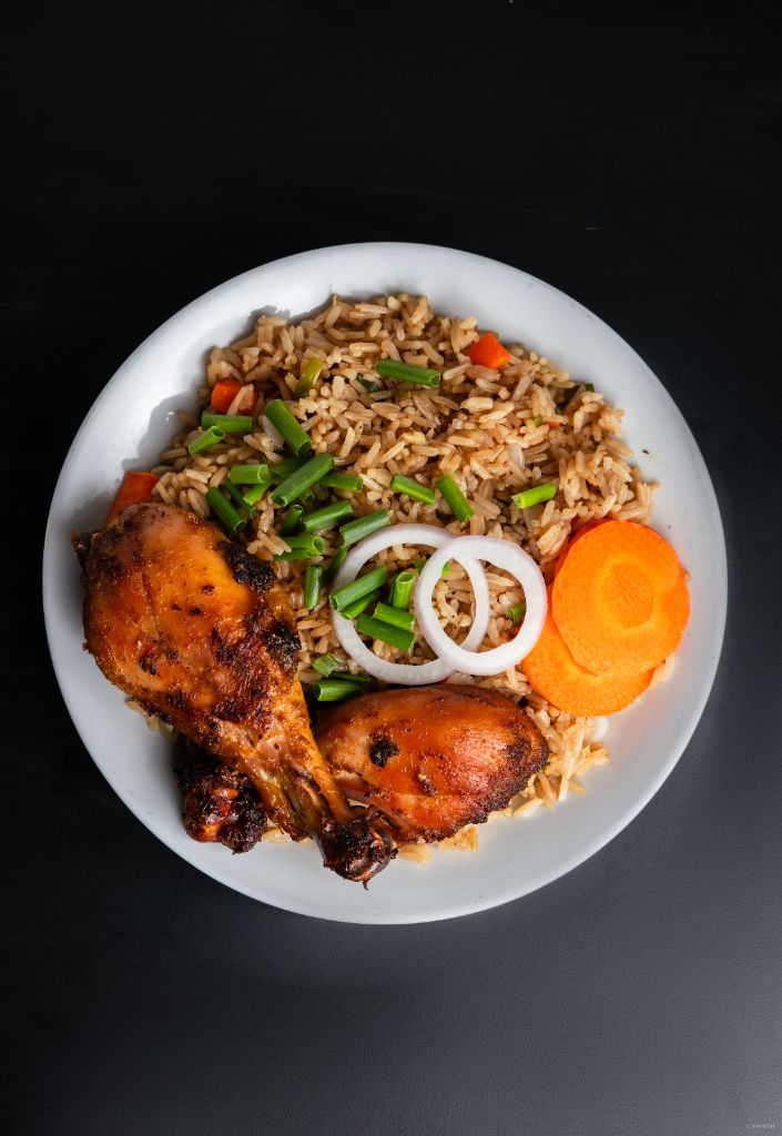 Fried rice with chicken