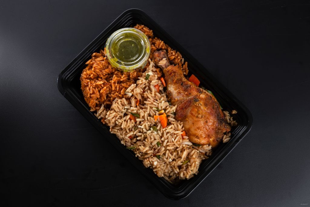 Fried rice tray